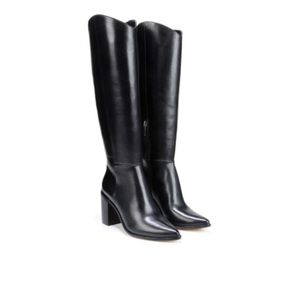 Franco Sarto Black Heeled Boots